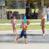 Fountain at Riverbend Park